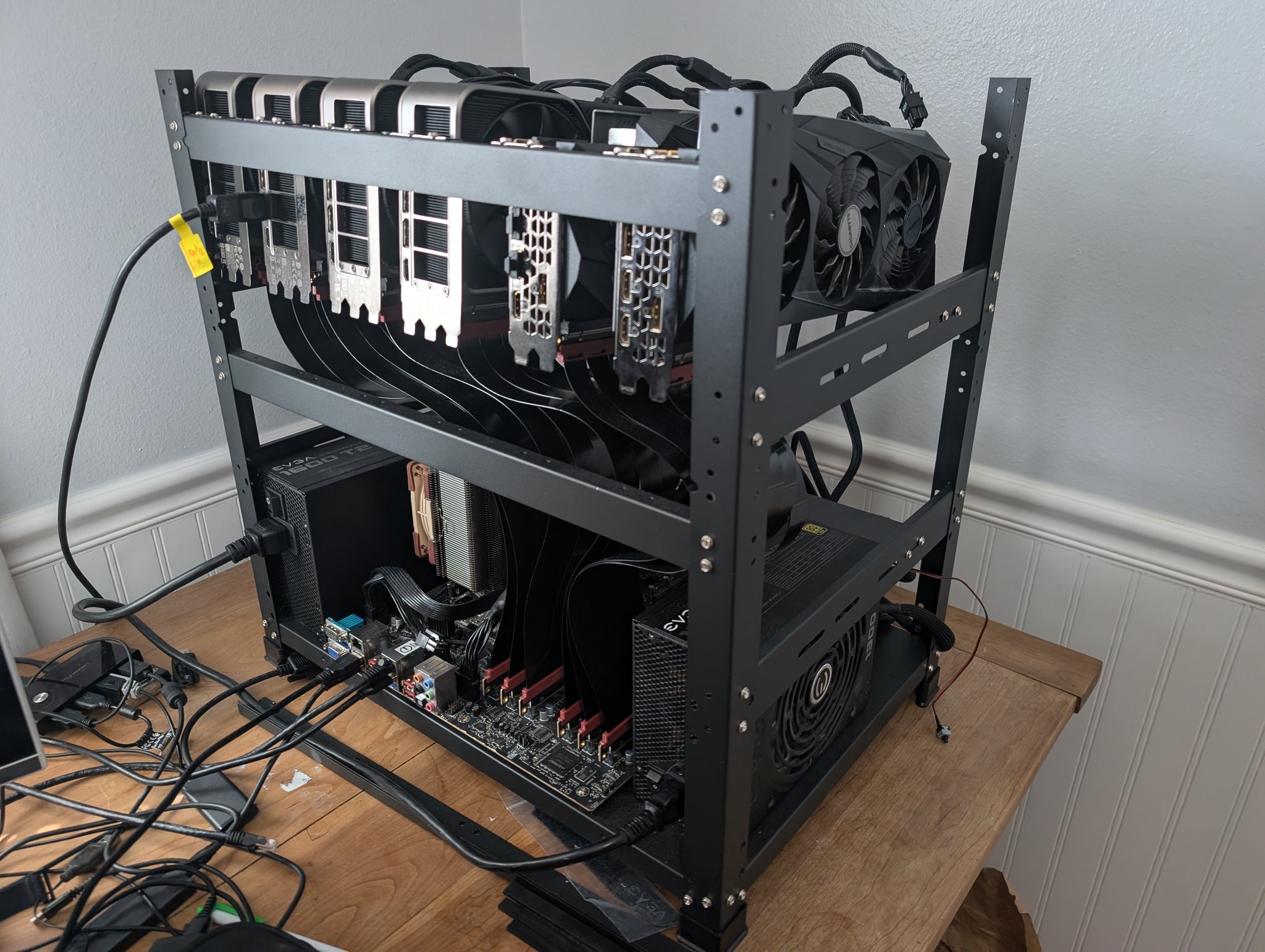 Ironhorse rig with 6x RTX 3090s